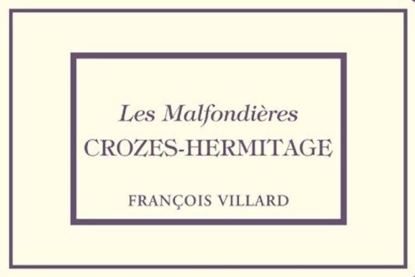 CROZES HERMITAGE ROUGE LES MALFONDIÈRES 2023